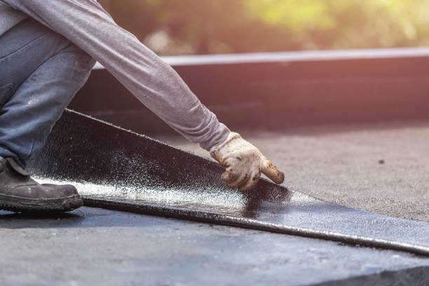 Professional Basement Waterproofing technician working in New Hyde Park, NY
